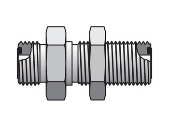 16WMLOS Seal-Lok - Bulkhead Union – mm HexORFS / ORFS 16WMLOS Seal-Lok ORFS Straight WMLO