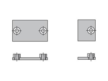 WP-6 Match weld plate to clamp halves group number for proper selection WP-6 Inch Standard Series WP Weld Plate