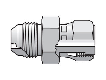 10 XHL6-S Male Swivel Adapter ORFS Swivel / 37° Flare 10 XHL6-S Conversion ORFS to 37° Flare XHL6