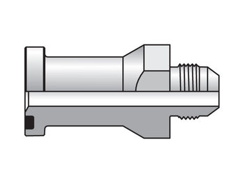 32 XHQ1-S Triple-Lok - Code 61 Flange Connector Code 61 / 37° Flare 32 XHQ1-S Triple-Lok Flange Straight Flange Adapter XHQ1