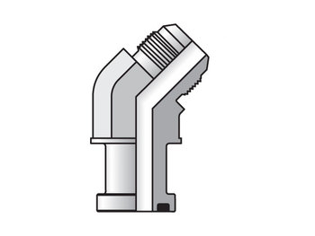 12 XVQ2-S Triple-Lok - Code 62 Flange 45° Elbow Code 62 / 37° Flare 12 XVQ2-S Triple-Lok Flange 45° Flange Adapter XVQ2